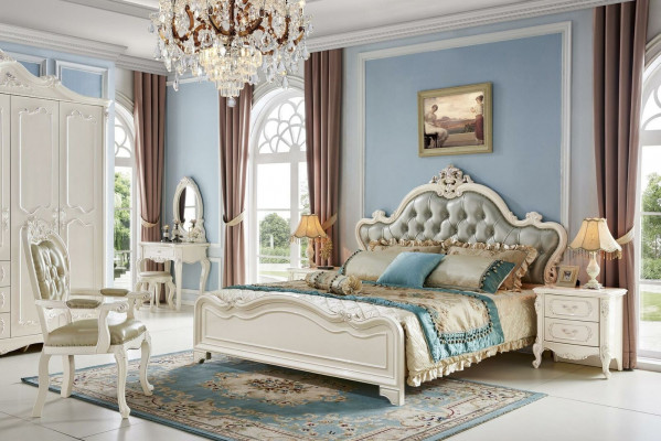 Klassesche beige Chesterfield-Stull am barocke Stil, eenzegaartege Liederstull.