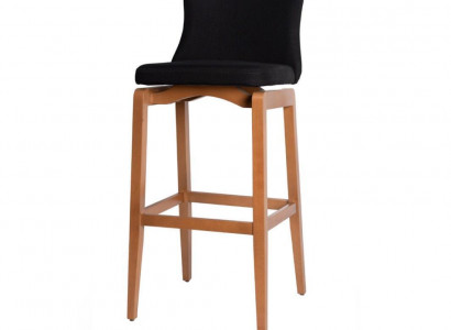Barhocker Stull Design Stull Tresen Fautuell Bar Stoff Lehnstull Luxus Polster.