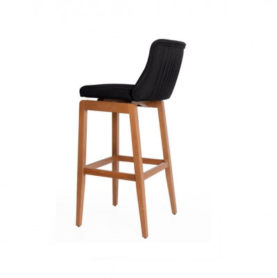 Barhocker Stull Design Stull Tresen Fautuell Bar Stoff Lehnstull Luxus Polster.