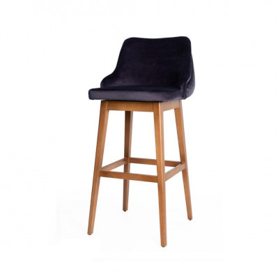 Design Barhocker Still Stull Tresen Fotel Bar Stoff Lehnstull Luxus Polster.