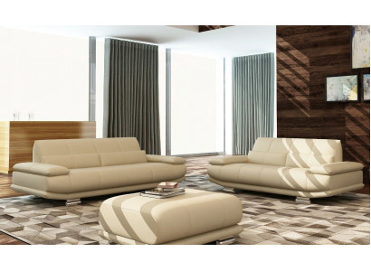Lieder Sofa Canapé Polster Komplett Garnitur 3+2+1 Sofas Canapé Sëtzer