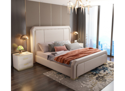 Designer-Doppelbett Bett Hotel Luxus-Schlofkummer 180x200cm Better