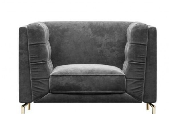 Stoff Wunnlandschaft Relax Sëtz Design Couch Lounge Sofae Samt Sofa 3 Sëtzer