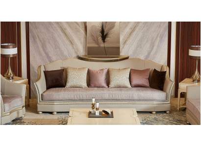 Canapé Coussin Design Couch Giedersofa Canapé 4 Sëtzer XXL grouss Couchen Massivholz
