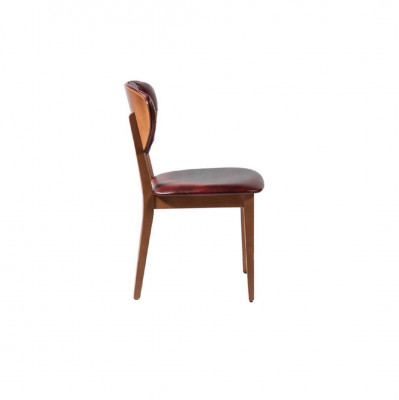 Donkelbrongen Chesterfield Stull Stilvollen Einsitzer Stull Modern Sëtzmiwwel