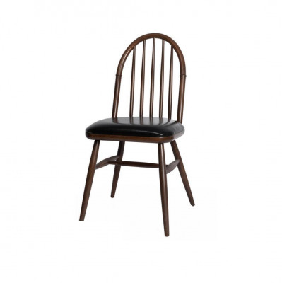 Iesszëmmerstull Stull Iesszëmmer Modern Still Holz Design Schwaarz Fauteuil Landhaus