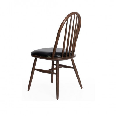 Iesszëmmerstull Stull Iesszëmmer Modern Still Holz Design Schwaarz Fauteuil Landhaus