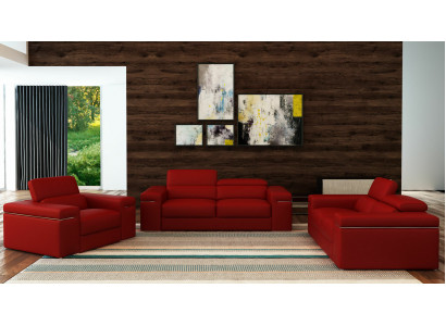 Sofasett Couch Gepolstert Lieder Sofa Wunnzëmmer Sëtz 3+2+1 Set Garnituren