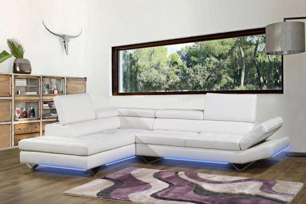 Multifunktiouns Eckcanapé Couch Polster Eckgarnitur Lieder Canapé Canapéen Couchen