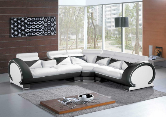 Modern Ecksofa Couch Polster Sëtz Eck Garnitur XXL Grouss Wunnlandschaft Eck Nei