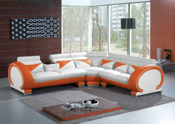 Modern Ecksofa Couch Polster Sëtz Eck Garnitur XXL Grouss Wunnlandschaft Eck Nei