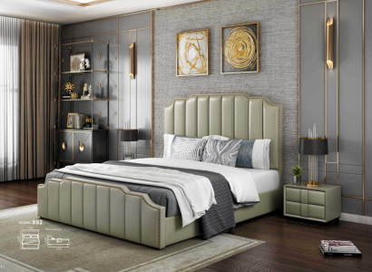 Schlofkummer Luxus Bett Design Better 180x200cm Duebel Hotel Miwwelen Ariichtung