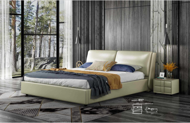 Liederbett Better Duebel Koppel Modernen Gestiell Luxus Schlofzëmmer Hotel 180x200