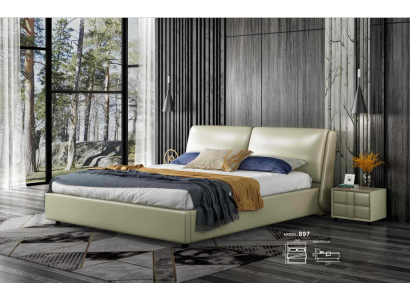 Liederbett Better Duebel Koppel Modernen Gestiell Luxus Schlofzëmmer Hotel 180x200