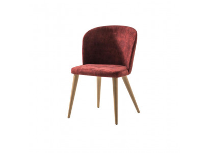 Stull Lehnstiller Design Miwwelen Luxus Iesszëmmer Still Holz Textil Holzstull Nei