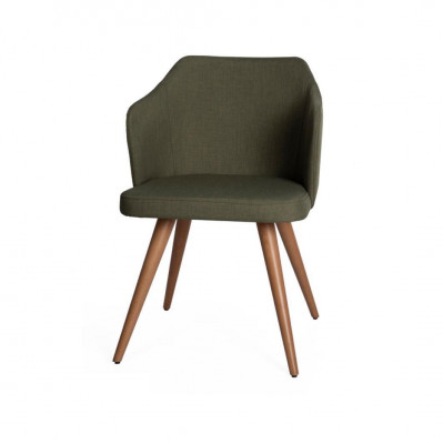 Stull Iesszëmmerstull Still 1-Sëtzer Fauteuil Klassesch Miwwel Design Still Stoff