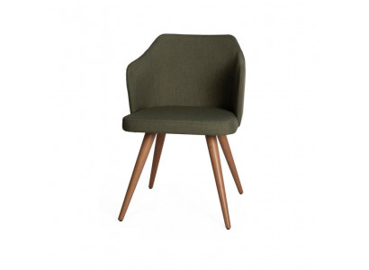 Stull Iesszëmmerstull Still 1-Sëtzer Fauteuil Klassesch Miwwel Design Still Stoff