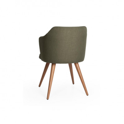 Stull Iesszëmmerstull Still 1-Sëtzer Fauteuil Klassesch Miwwel Design Still Stoff