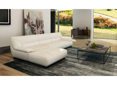 Ledercouch Eckcouch Wunnlandschaft Eckdivan Eck Garnitur Design Modern Sofa