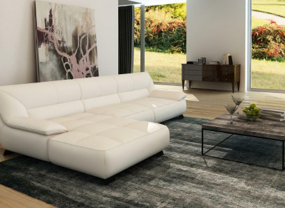 Ledercouch Eckcouch Wunnlandschaft Eckdivan Eck Garnitur Design Modern Sofa