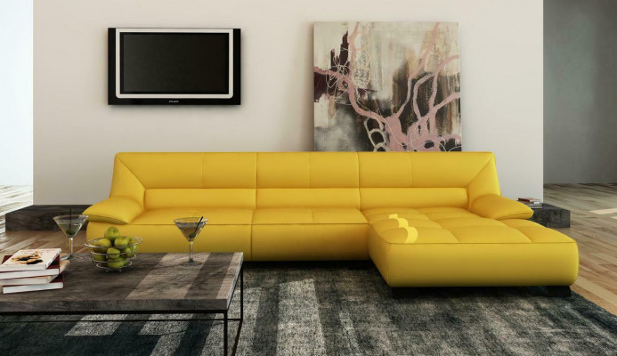 Ledercouch Eckcouch Wunnlandschaft Eckdivan Eck Garnitur Design Modern Sofa