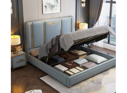Bett Këssen Design Luxus Metall Better Duebel Bestietnes Schlof Zëmmer Lieder