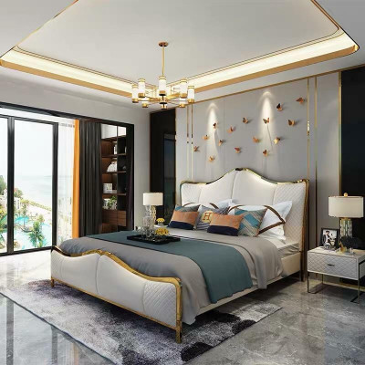 Bett Këssen Design Luxus Duebel Hotel Better Ehe 180x200cm Schlofzëmmer Lieder
