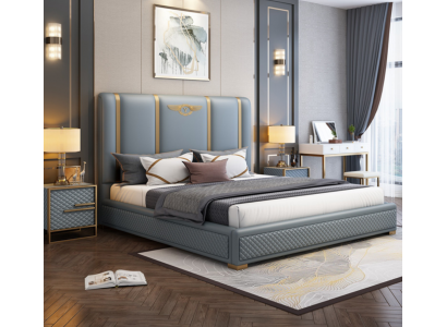 Bett Këssen Design Luxus Metall Duebel Better Hotel Bestiet Schlofzëmmer