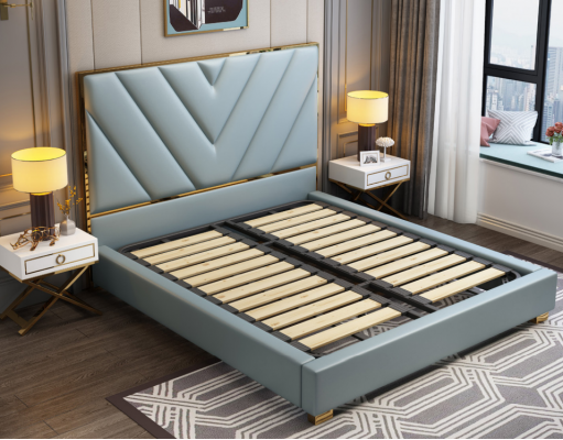 Bett Këssen Design Luxus Metall Duebel Better Hotel Bestiet Schlofzëmmer