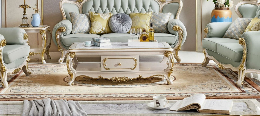 Klassesche 230cm Ledersofa Chesterfield Sofa Dräisëtzer Polstersofa Massivholz