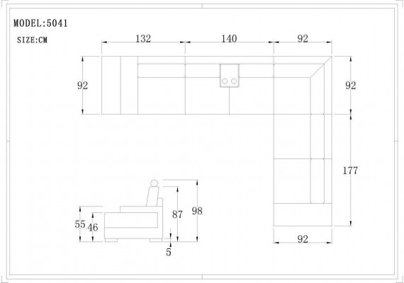 Ledercouch Kanapee Wunnlandschaft Ecksoda Eck Modern Garnitur Design Dekor