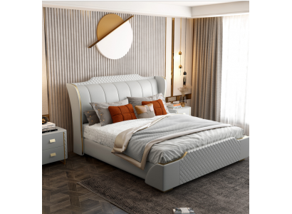Designer Holz Bett Edelt Miwwel Duebel Better Schlofkummer 180x200cm