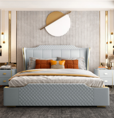 Designer Holz Bett Edelt Miwwel Duebel Better Schlofkummer 180x200cm