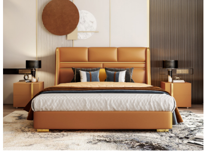 Klassesch Bett Duebelbett Better Holz Landhausstil Schlofzëmmer