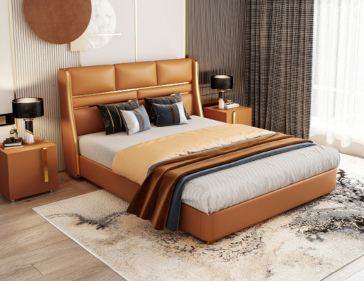 Klassesch Bett Duebelbett Better Holz Landhausstil Schlofzëmmer