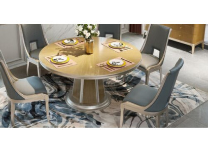 Garnitur Luxus Stull Set 4X Iesszëmmer Miwwelen Fauteuil Sëtzgarnitur Massivholz