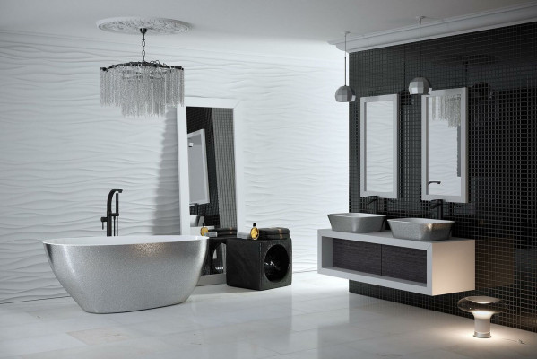Badwanne LUXUS Design Fräistöend Badwanne Wanne BadModern