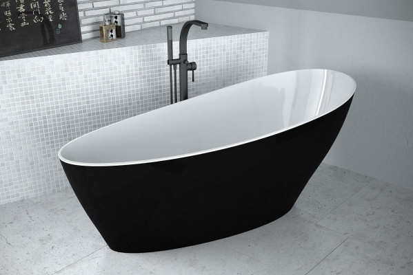Badewannen ovalen Design Badewanne fräistehend modern Buedzëmmer