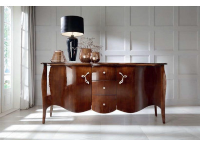 Héichwäerteg Kommode Sideboard Luxus Schaf Schief Wunnzëmmer Holz Brong Nei