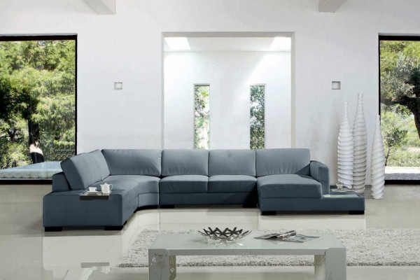 Léiercanapé Eckcanapé Canapé Wunnlandschaft Gepolstert Sëtz Eckgarnitur XXL Grouss Canapéë Neijoer