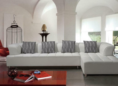 Design gepolstert Couch Wunnlandschaft Ecksofa Polster Sëtz Garnitur Sofa L Form