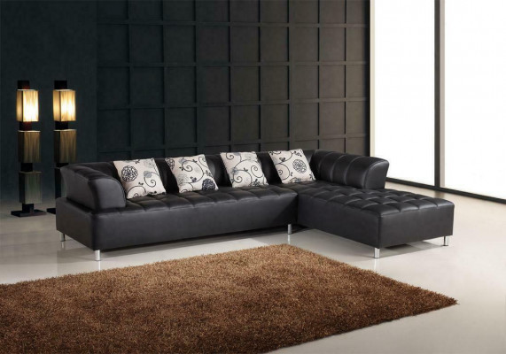 Design gepolstert Couch Wunnlandschaft Ecksofa Polster Sëtz Garnitur Sofa L Form