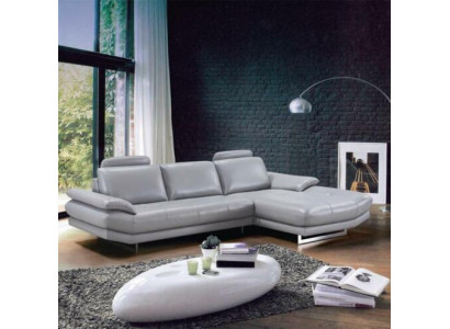 Ledercouch Couch Wunnlandschaft Ecksofa Eckgarnitur Design Modern Sofa 1508