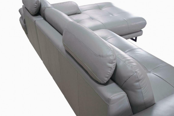 Ledercouch Couch Wunnlandschaft Ecksofa Eckgarnitur Design Modern Sofa 1508