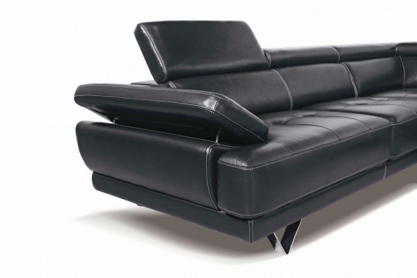 Multifunktional Eckcouch Medien TV Sofa Ledersofa 291 x 222cm L-Formt Nei