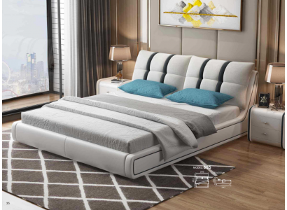 Designer Bett Schlofzëmmer Better Ariichtung Hotel Luxus Polster Lieder Miwwelen