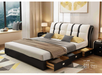 Designer Bett Schlofzëmmer Better Textil Hotel Luxus Polster Sëtz Stoff Italien