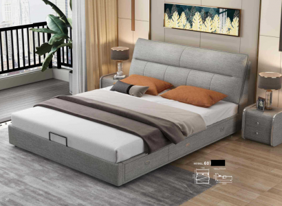 Design Liederbett Modernen Hotelgestell Luxus Schlofzëmmer Duebelbetter Ehe