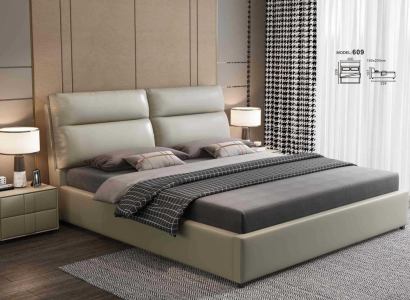 Design Bett Schlofzëmmer Textil Lieder Polster Modern Better 180x200cm