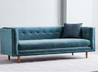 Wohnlandschaft Stoff Sofa 3 Sëtzer Relax Sëtz Design Couch Lounge Sofas Textil